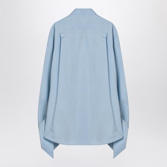  발렌시아가 긴팔 티셔츠 830990TSO25 Blue - BALENCIAGA