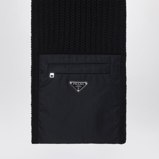 25FW 프라다 머플러/스카프 2FS1061WTO Black - PRADA