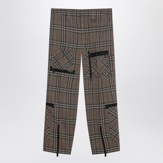 25SS 버버리 코튼 캔버스 워크웨어 팬츠 8108349165277 Brown