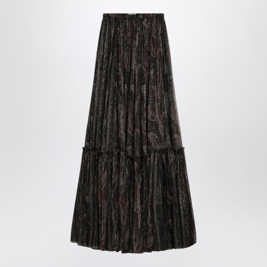 25SS 생로랑 롱 스커트 834197Y3K61 Multicolor