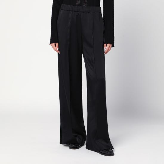 25FW 질샌더 스트레이트 팬츠 J02KA0180J76018 Black