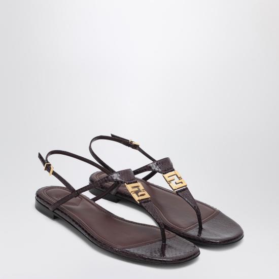  펜디 F폴드 샌들 8Y8713AUEE Black - FENDI
