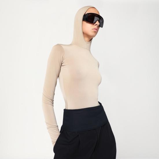 25FW 다크파크 민소매 티셔츠 WJE22FAC33 Beige