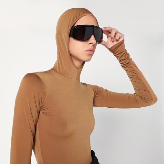 25FW 다크파크 터틀넥 WJE22FAC33 Brown - DARKPARK