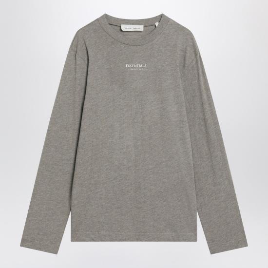 25FW 피어오브갓 클래식 핏 롱 슬리브 티셔츠 125SP255883FW Grey