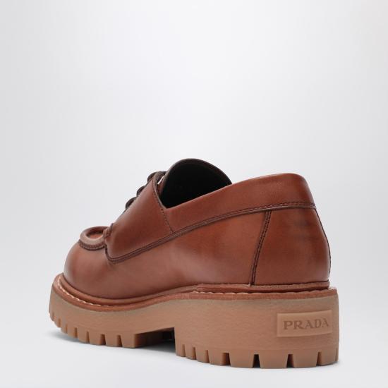  프라다 스니커즈 2EE416G000070 Brown - PRADA