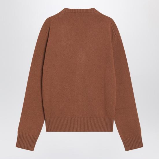  아미 긴팔 티셔츠 HKC363005 Brown - AMI