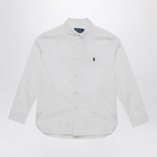 25SS [키즈] 폴로 랄프로렌 긴팔 셔츠 322819238001CO White