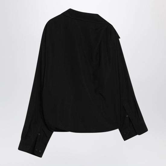 25FW 발렌시아가 원숄더 셔츠 839287TRO37 Black