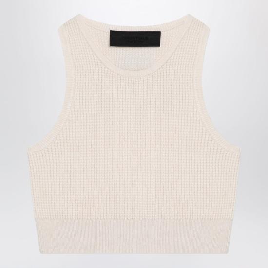  피어오브갓 민소매 티셔츠 192BT247222FW White