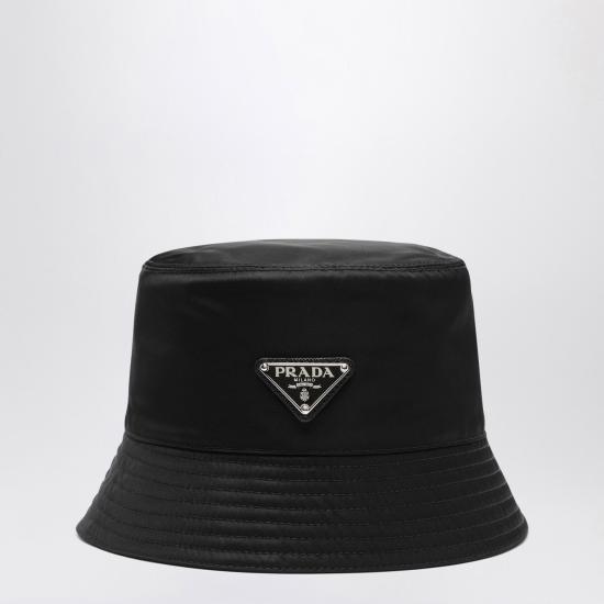 25FW 프라다 리나일론 버킷햇 1HC1372DMI Black