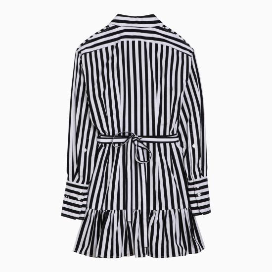  파투 숏 원피스 DR1360168CO Black White - PATOU