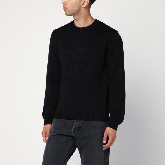 25FW 로베르토 콜리나 긴팔 티셔츠 253M02001WO Black
