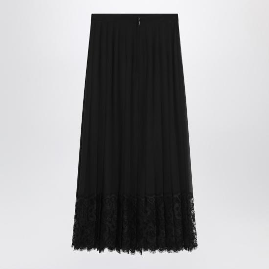 25FW 돌체앤가바나 롱 스커트 F4C6ATFUSNW Black - DOLCE & GABBANA