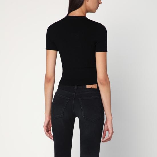 25FW 디젤 M 발라리 숏슬리브 점퍼  A196740DLAX Black - DIESEL