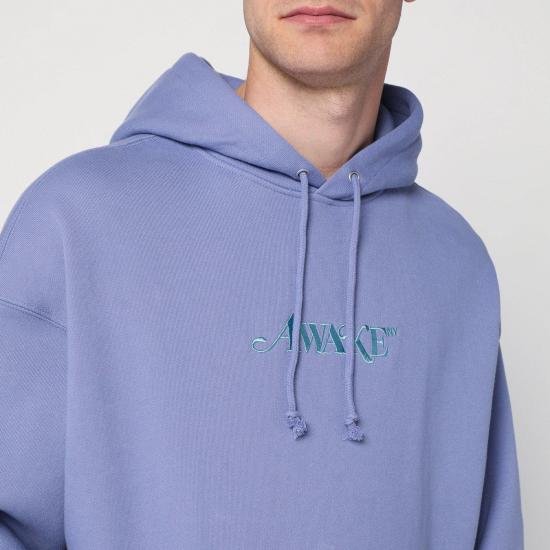25SS 어웨이크 NY 후드 티셔츠 AWK SP25 HD002CO Purple - AWAKE NY