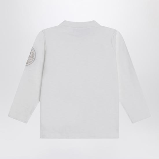 25SS [키즈] 스톤 아일랜드 셔츠 5100012 BS00B0 White - STONE ISLAND