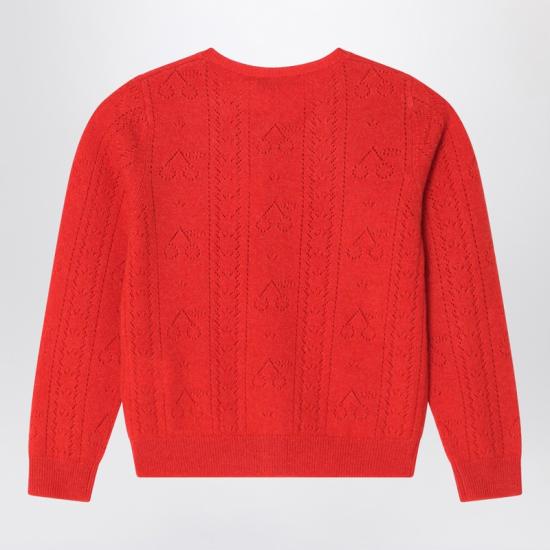 25FW [키즈] 봉쁘앙 티셔츠 W05GCAK00034 BWS Red - BONPOINT