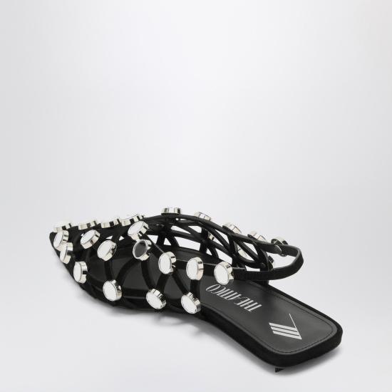  디 아티코 뮬/슬리퍼 246WSH00801LBT007S Black - THE ATTICO