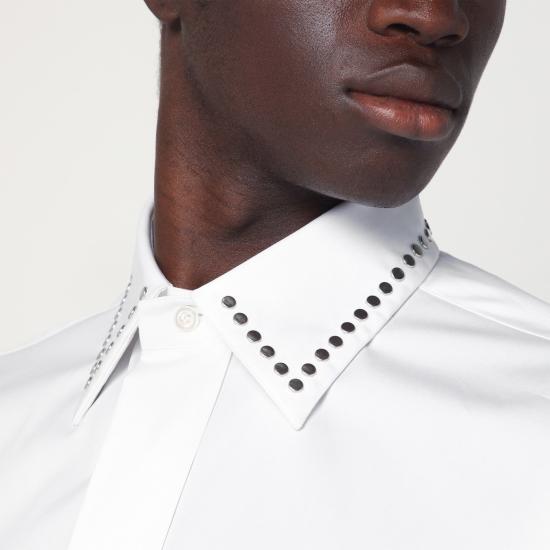 25FW 알렉산더 맥퀸 긴팔 셔츠 838507QNAAX White - ALEXANDER MCQUEEN