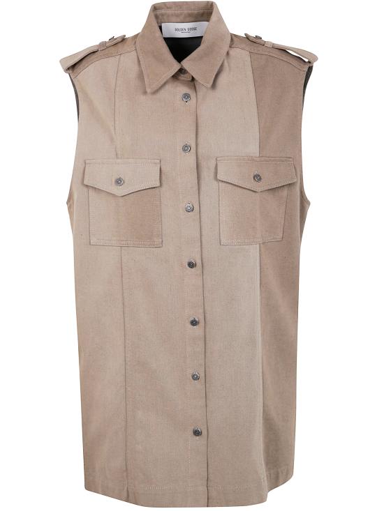 25FW 골든구스 베스트 GWP02464 P002072 15184 15184 PALE KHAKI