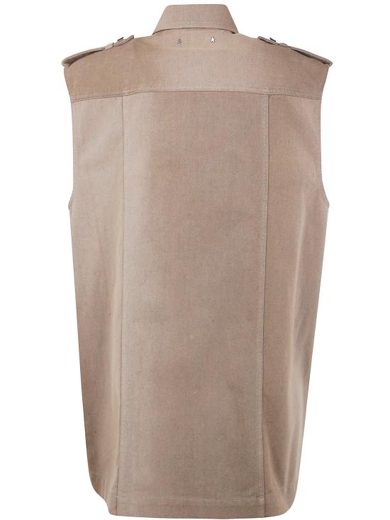 25FW 골든구스 베스트 GWP02464 P002072 15184 15184 PALE KHAKI - GOLDEN GOOSE