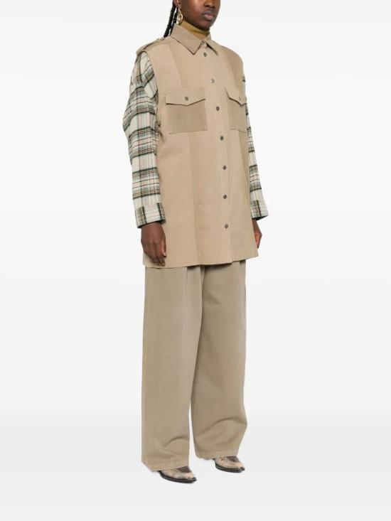 25FW 골든구스 베스트 GWP02464 P002072 15184 15184 PALE KHAKI - GOLDEN GOOSE