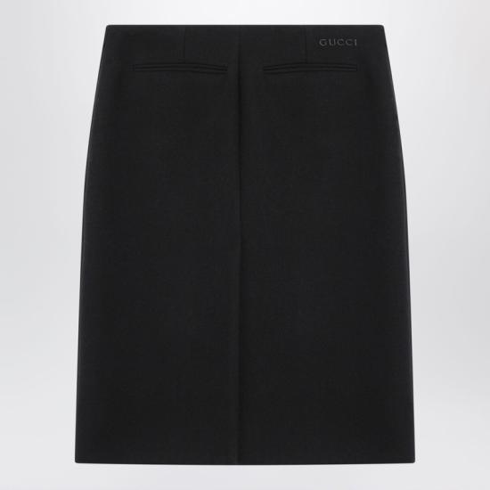  구찌 스커트 811380ZACKN Black - GUCCI