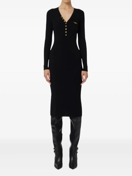 25FW 엘리자베타프랜치 미디 원피스 AM10B56E2 110 NERO - ELISABETTA FRANCHI