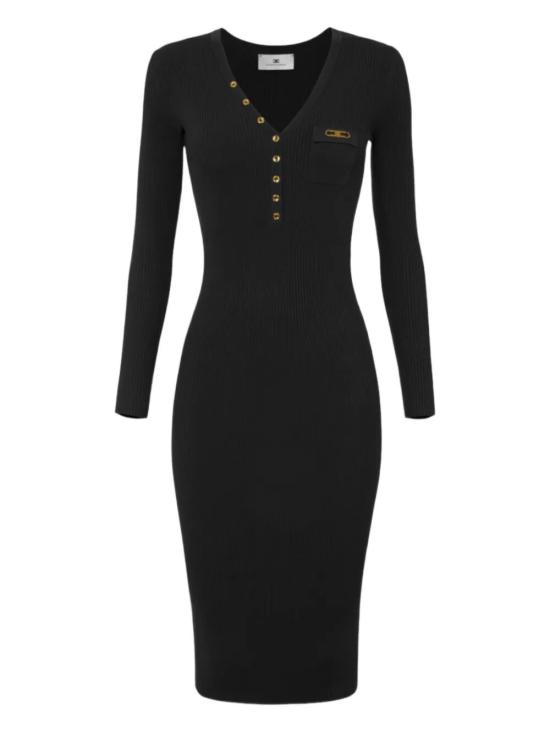 25FW 엘리자베타프랜치 미디 원피스 AM10B56E2 110 NERO - ELISABETTA FRANCHI