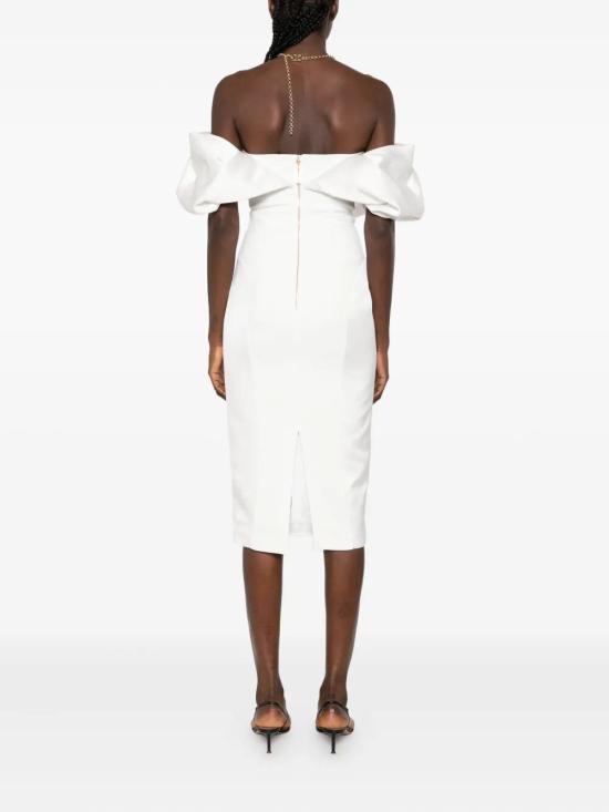 25FW 엘리자베타프랜치 미디 원피스 AB71456E2 360 AVORIO - ELISABETTA FRANCHI