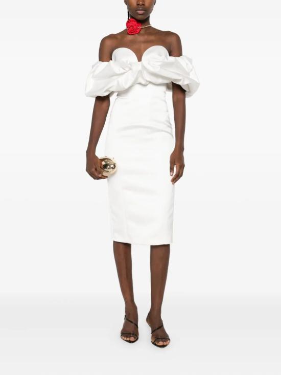 25FW 엘리자베타프랜치 미디 원피스 AB71456E2 360 AVORIO - ELISABETTA FRANCHI