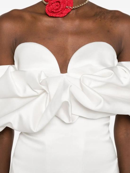 25FW 엘리자베타프랜치 미디 원피스 AB71456E2 360 AVORIO - ELISABETTA FRANCHI