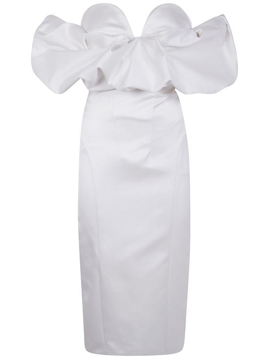 25FW 엘리자베타프랜치 미디 원피스 AB71456E2 360 AVORIO