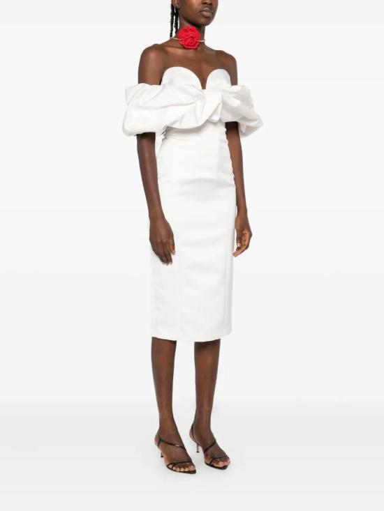 25FW 엘리자베타프랜치 미디 원피스 AB71456E2 360 AVORIO - ELISABETTA FRANCHI