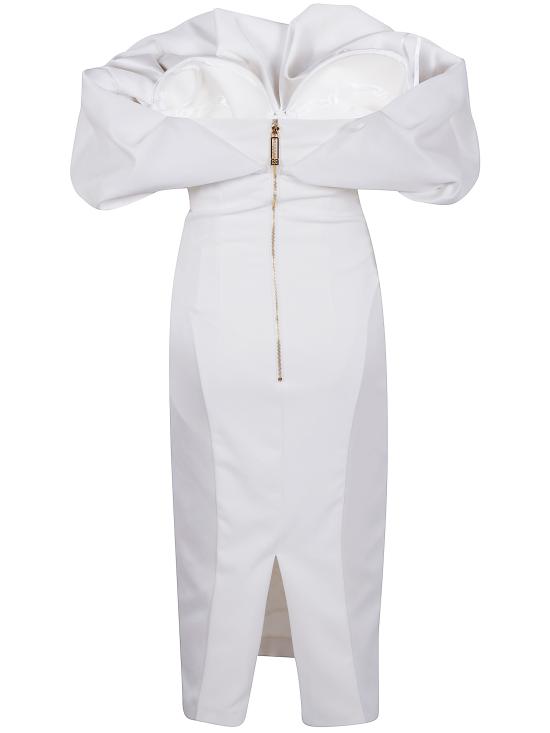 25FW 엘리자베타프랜치 미디 원피스 AB71456E2 360 AVORIO - ELISABETTA FRANCHI