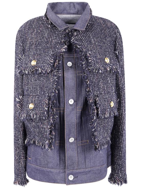 25FW 사카이 자켓 25 08045 225 NAVY INDIGO