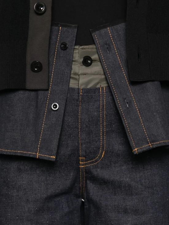 25FW 사카이 데님 팬츠 25 07965 489 INDIGO DARK KHAKI - SACAI