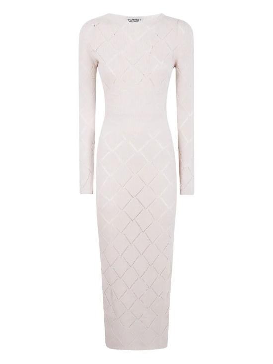 25FW 트윈셋 롱 원피스 252TP3470 00522 CHANTILLY - TWINSET