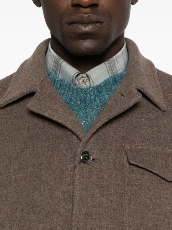 25FW 에르노 소프트 울 필드 자켓 FI000138U 33475R 2700 MINK - HERNO