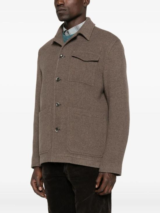 25FW 에르노 소프트 울 필드 자켓 FI000138U 33475R 2700 MINK - HERNO