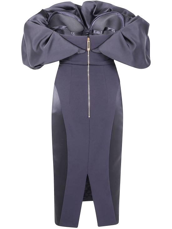 25FW 엘리자베타프랜치 미디 원피스 AB71456E2 110 NERO - ELISABETTA FRANCHI