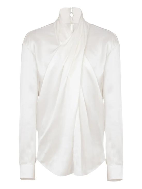 25FW 발망 긴팔 셔츠 FH1HU335SE95 0FA WHITE