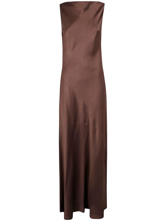 25FW 안토넬리 피렌체 롱 원피스 N6897P 355C 223 BROWN