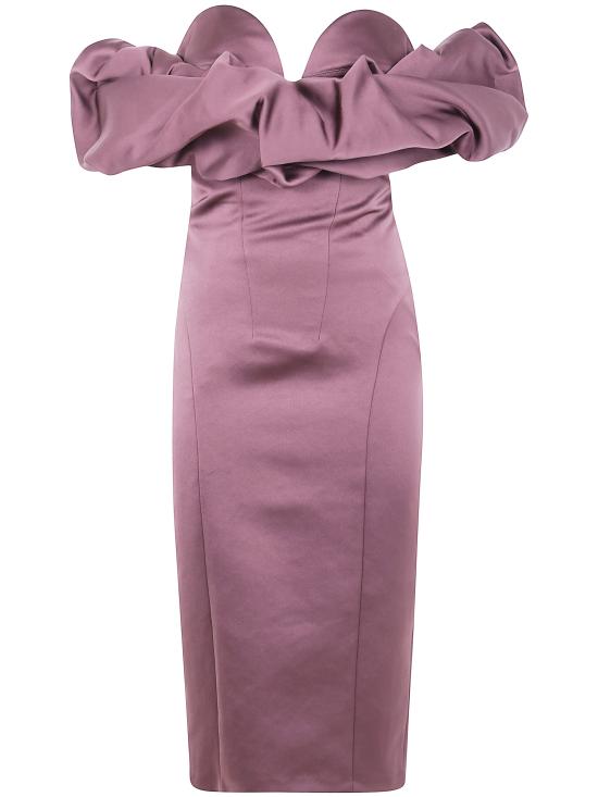 25FW 엘리자베타프랜치 롱 원피스 AB71456E2 EA4 MERLOT