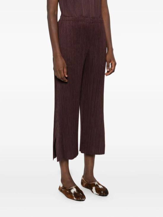 25FW 플리츠플리즈 플레어 팬츠 PP58JF114 47 DARK BROWN - PLEATS PLEASE
