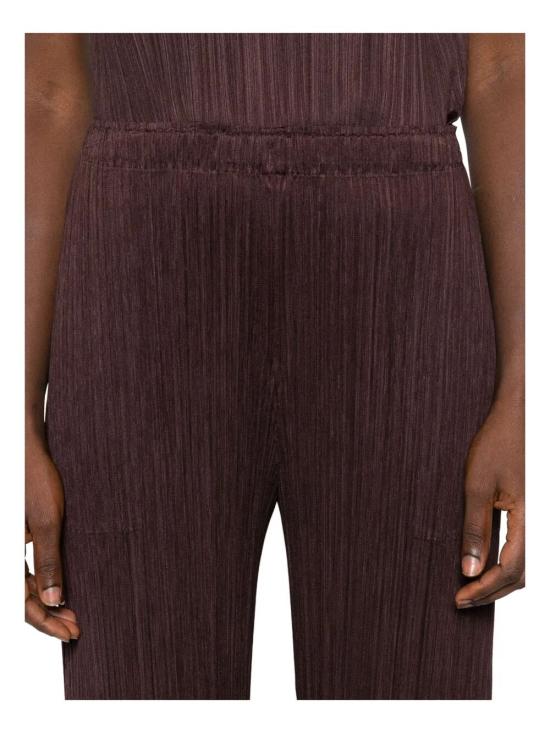 25FW 플리츠플리즈 플레어 팬츠 PP58JF114 47 DARK BROWN - PLEATS PLEASE