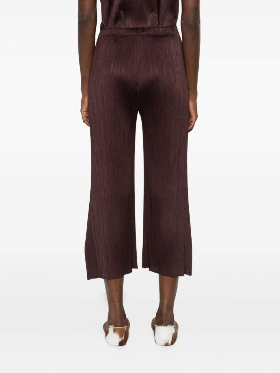 25FW 플리츠플리즈 플레어 팬츠 PP58JF114 47 DARK BROWN - PLEATS PLEASE