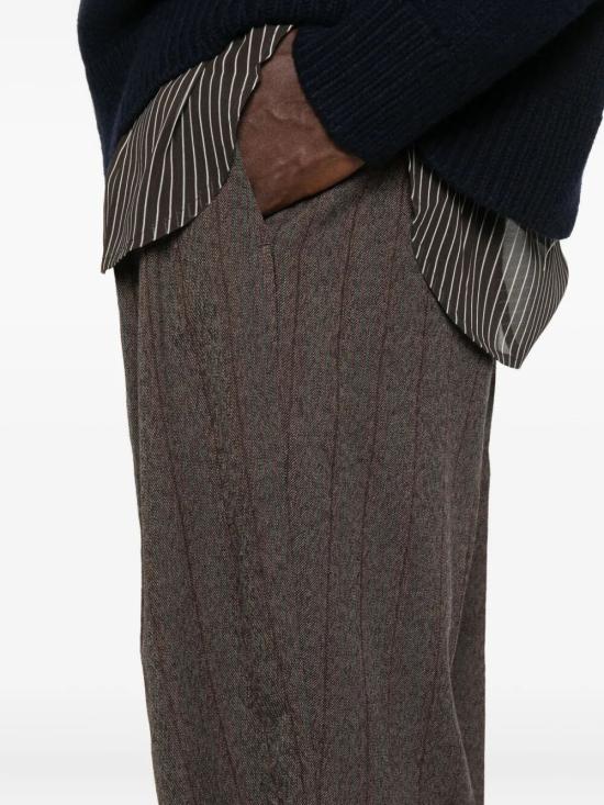 25FW 골든구스 트레이닝/조거 팬츠 GMP01508 P002094 83120 83120 COCOA BROWN TURQUOISE - GOLDEN GOOSE