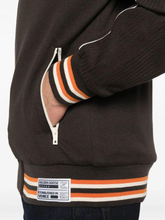 25FW 골든구스 긴팔 티셔츠 GUP02335 P002149 55259 55259 COFFEE BEAN - GOLDEN GOOSE